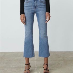 Zara crop flare jeans!